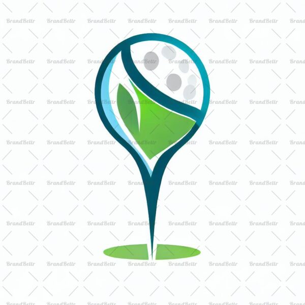 Golftee und Ball
